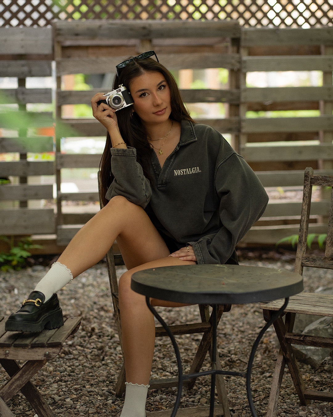 Heavyweight Vintage Washed Longsleeve Polo