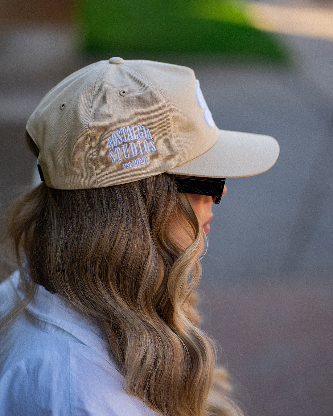 Uniform Snapback Cap in Cream